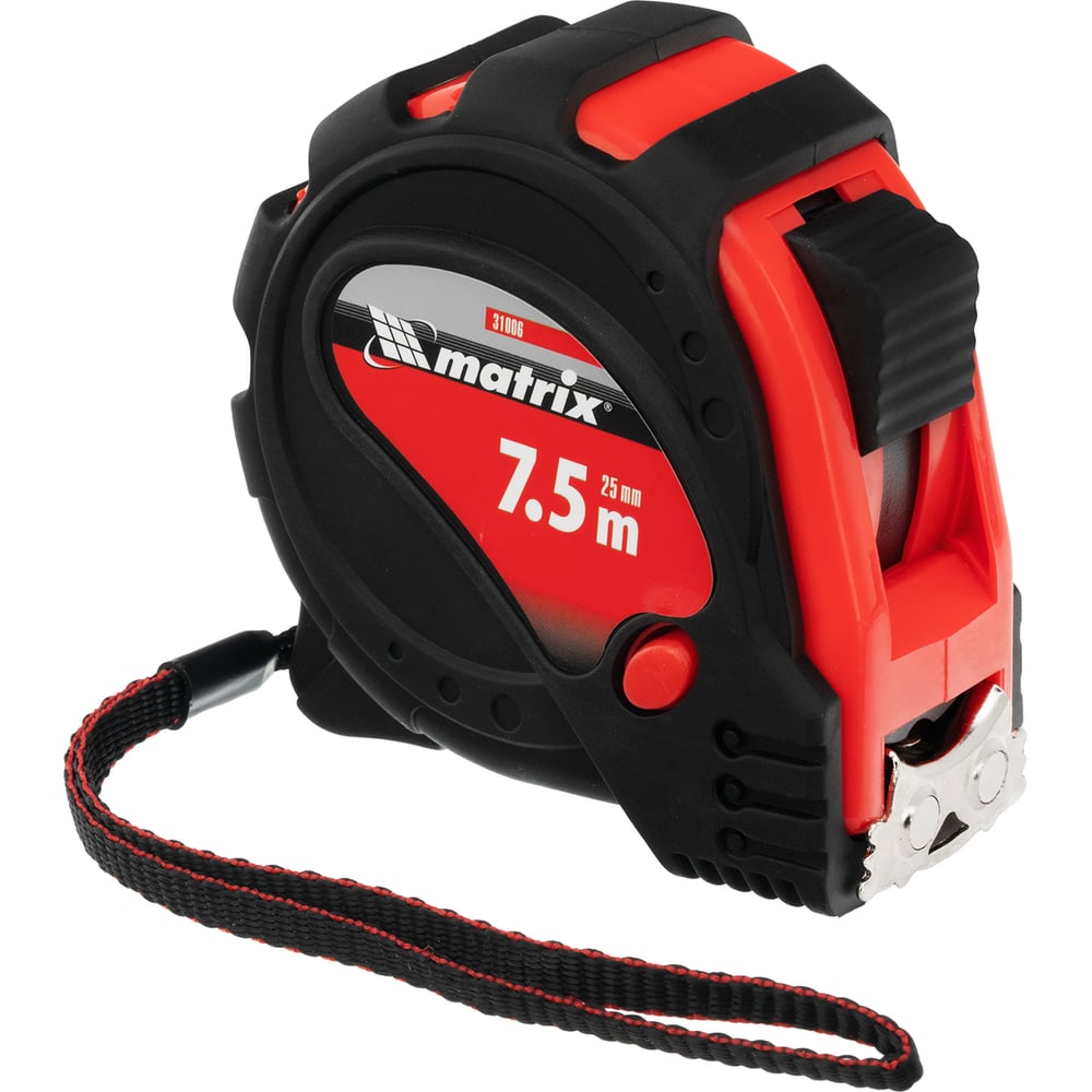 Изображение товара Рулетка 7.5 м х 25 мм Status magnet 3 fixations MATRIX 31006