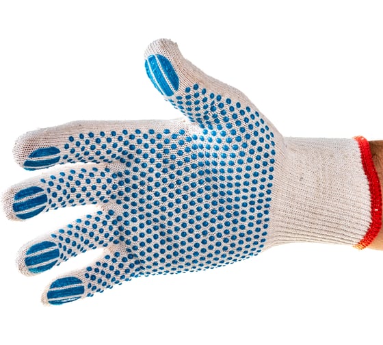 Изображение товара Перчатки трикотажные с защитой от скольжения (12 класс; размер S-M) "ЭКСПЕРТ" ЗУБР 11451-S