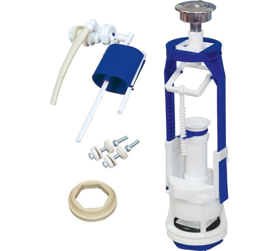 Изображение товара Арматура для бачка MasterProf кнопочная, 2 режима, боковое подключение, стоп-слив ИС.110565