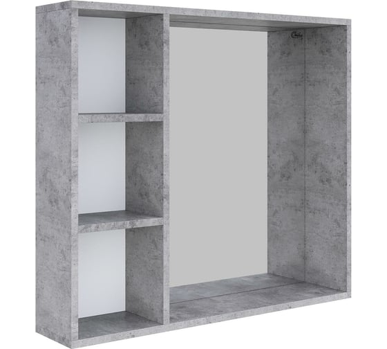 Изображение товара Зеркальный шкаф Onika Девис 80 бетон чикаго, универсальный 208093