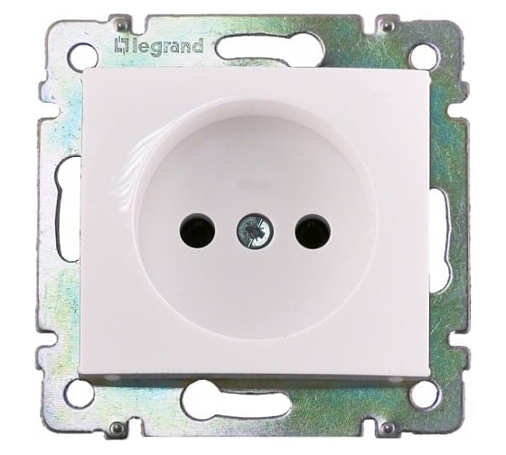 Изображение товара Розетка Legrand без заземления Legrand Valena без шторок 16А 250В винтовые зажимы белый 694268