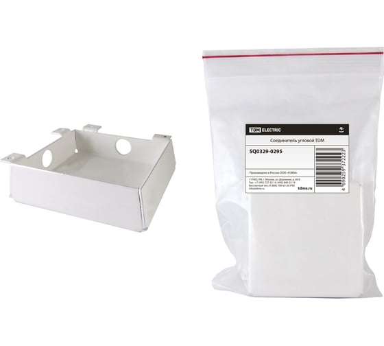 Изображение товара Соединитель угловой TDM ELECTRIC белый SQ0329-0295