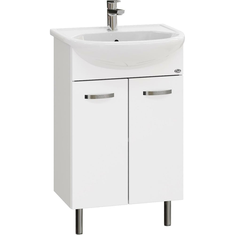 Изображение товара Тумба с раковиной Onika Коралл 50 напольная белая