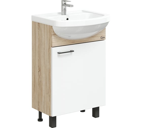 Изображение товара Тумба с раковиной Onika ЭКО-52 дуб сонома BLACK разборная 105209