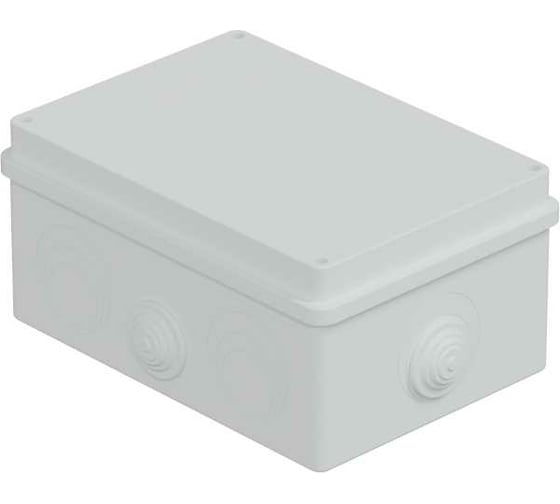 Изображение товара Распределительная коробка Экопласт JBS210 о/п 210x150x100, 8 выходов, IP55 цвет белый 44016W-1