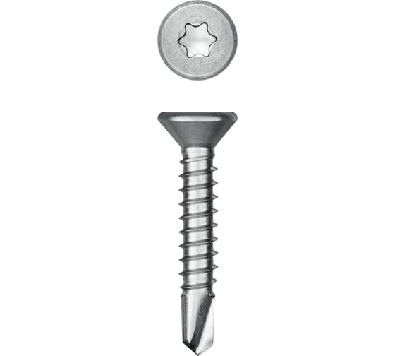 Изображение товара Нержавеющие саморезы KRAFTOOL DS-C с потайной головкой, 25x4.8 мм, 300 шт. 300932-48-025