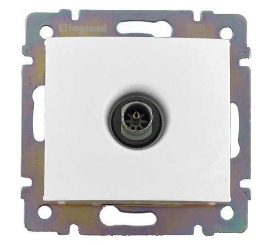 Изображение товара Розетка Legrand TV (телевизионная) Legrand Valena оконечная белый 694276