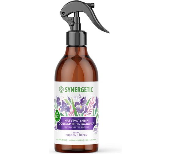 Изображение товара Освежитель воздуха SYNERGETIC Ирис и розовый перец 380 мл 900002