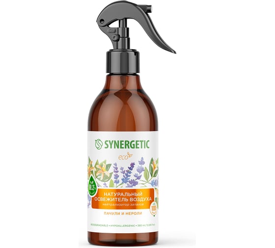 Изображение товара Освежитель воздуха SYNERGETIC Пачули и нероли 380 мл 900003