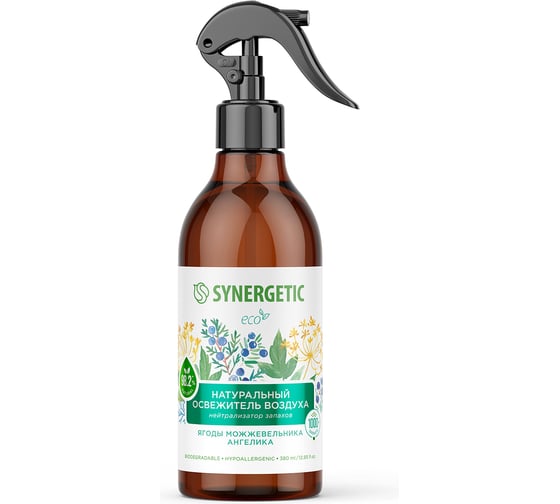 Изображение товара Освежитель воздуха SYNERGETIC Ягоды можжевельника и ангелика 380 мл 900005