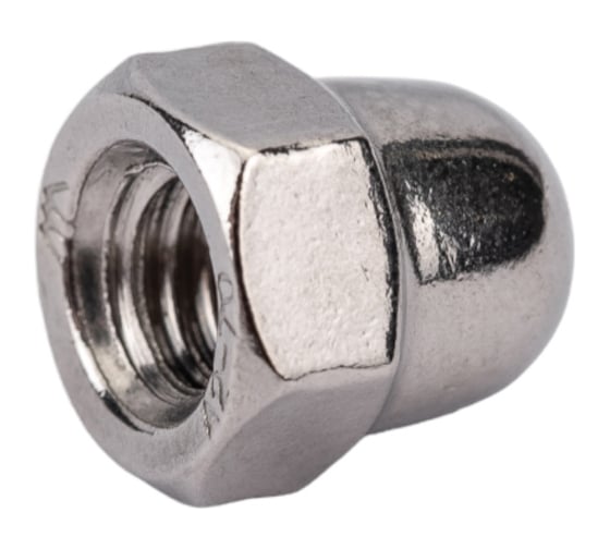 Изображение товара Колпачковая гайка КРЕП-КОМП нержавейка А2, DIN 1587, М6, 50 шт. гкн6мф