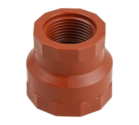 Изображение товара Переходная муфта ПП AV Engineering 1"х3/4"с внутренней резьбой, коричневая AVE159017