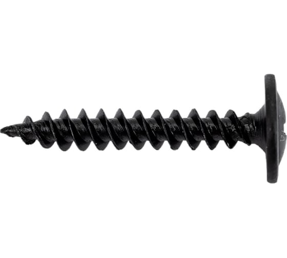 Изображение товара Саморез с прессшайбой КРЕП-КОМП острый, чёрный, фосфат, 4,2х25, 800 шт. пшоч25ф