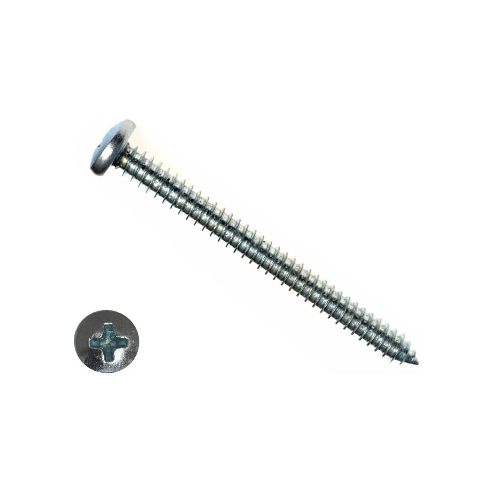 Изображение товара Шуруп с полукруглой головкой КРЕП-КОМП DIN 7981 4.8х45 3000 шт