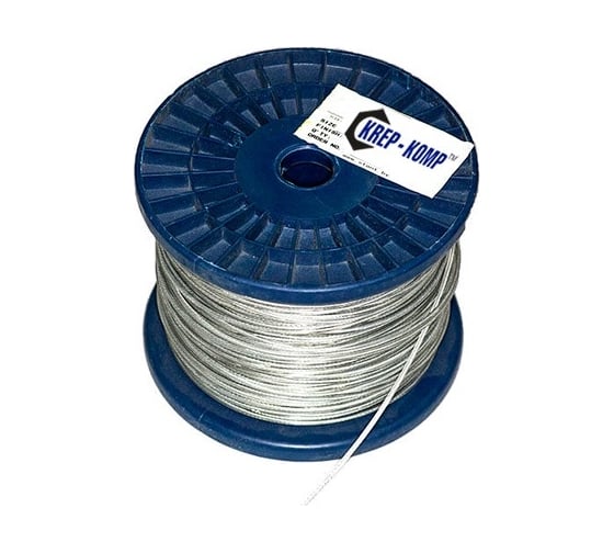 Изображение товара Трос в оплётке ПВХ КРЕП-КОМП 4/6 мм, 250 м тп46