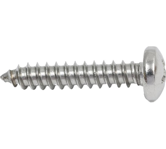 Изображение товара Саморез с полукруглой головкой КРЕП-КОМП DIN 7981, нержавейка А2, 4,2х22, 1000 шт. шпн4222