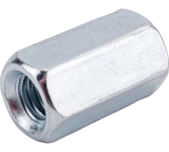 Изображение товара Удлиняющая гайка КРЕП-КОМП цинк, DIN 6334, м6х18, 20 шт. гу6мф