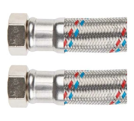 Изображение товара Гибкая подводка для воды AV Engineering гайка 1/2" - гайка 1/2", 200 см AVE200200