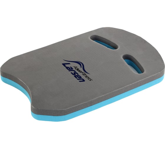 Изображение товара Доска для плавания Larsen AquaFitness YP-07SP р28x43x3.5, графит/бирюзовый 4690222166354