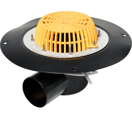 Изображение товара Кровельная воронка Татполимер 110 с подогревом, горизонтальный выпуск ТП-64-Э 39840