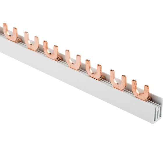 Изображение товара Соединительная шина EKF FORK для 2-ф нагр. 63А 54 мод. fork-02-63