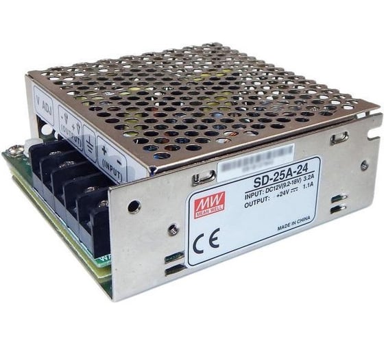 Изображение товара Преобразователь Mean Well DC/DC SD-25A-24, 25 Вт Т00035846