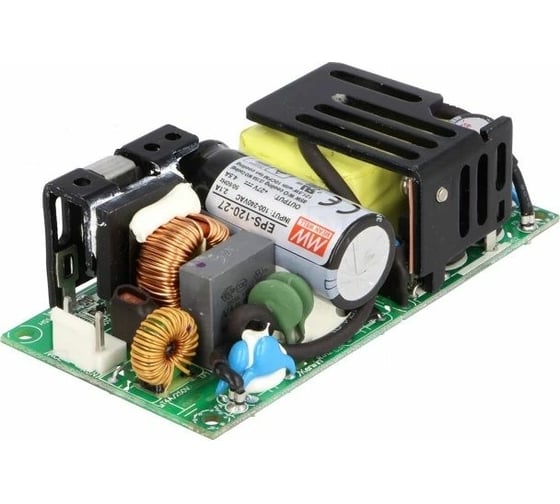 Изображение товара Блок питания Mean Well EPS-120-27 AC-DC, 121.5 Вт, открытый Т02582251