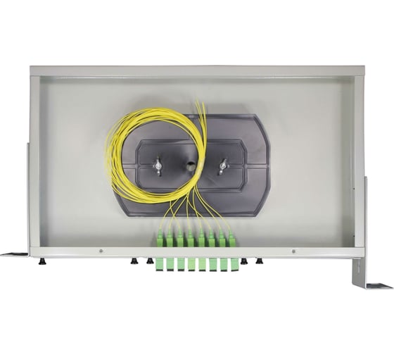 Изображение товара Оптический стоечный кросс Retic на 8 портов SC APC в сборе CROSSO-8SC-A