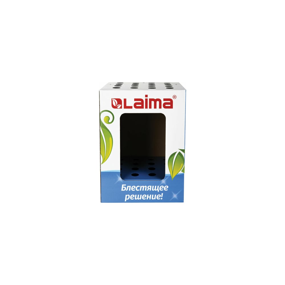 Изображение товара Дисплей для швабр LAIMA напольный, 50x37x37 см, 16 отверстий, картон 504998