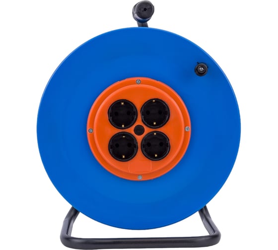 Изображение товара Металлическая катушка Профессионал с 4 розетками 3337