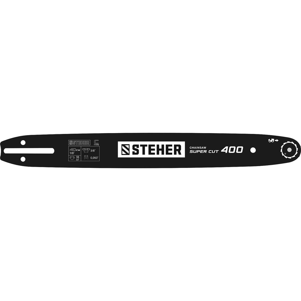 Изображение товара Шина STEHER type C, шаг 3/8", паз 1.3 мм, 40 см 75203-40