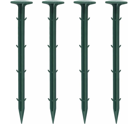 Изображение товара Садовые крепежные гвозди МУЛЬТИДОМ 4 шт., 20 см, 2 цвета VL83-242