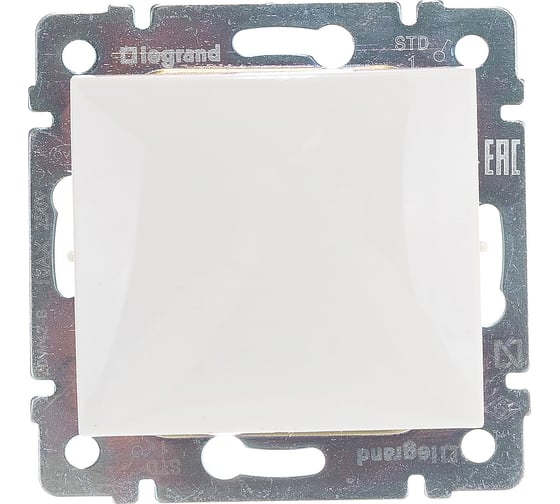 Изображение товара Выключатель Legrand одноклавишный Legrand Valena 10А 250В схема 1 безвинтовые зажимы слоновая кость 695600
