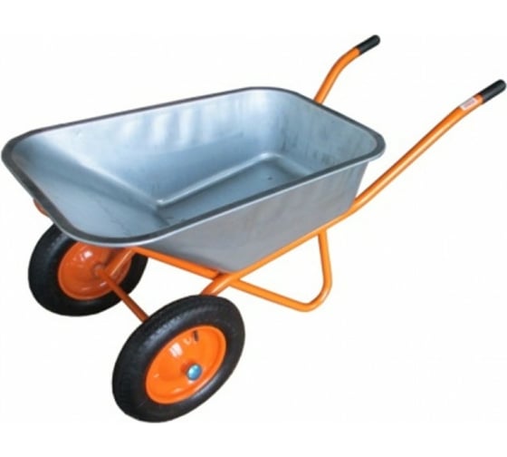 Изображение товара Строительная двухколесная тачка Bohrer колесо 3.25-8, 110 л, 210 кг ТВН-2Н