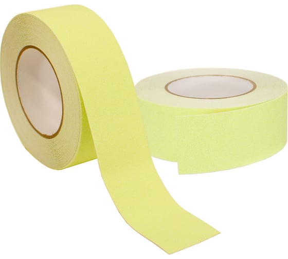 Изображение товара Противоскользящая флуоресцентная лента Vintanet ASF60, средней зернистости, лимонная, 48мм х 10м ASF604810G