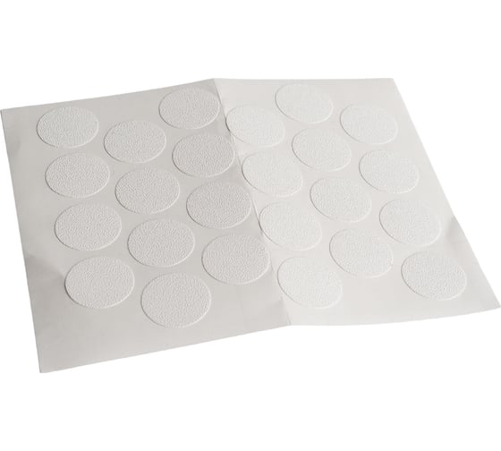 Изображение товара Самоклеющаяся заглушка Локри D-20 мм, белый, 24 шт. 106792