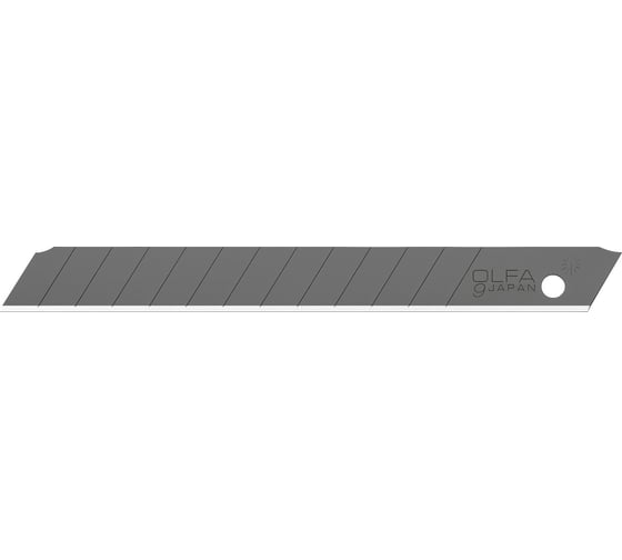 Изображение товара Сегментированные лезвия OLFA Excel black 9 мм, 10 шт, в боксе OL-ASBB-10
