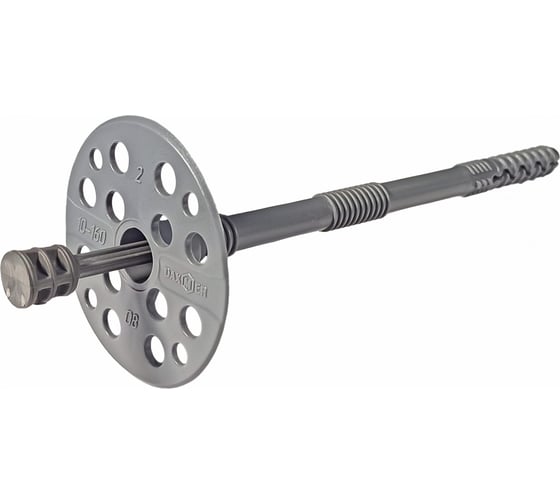 Изображение товара Дюбель гриб Daxmer для теплоизоляции с пластиковым гвоздем IZO 10x160, 400 шт 00000318145