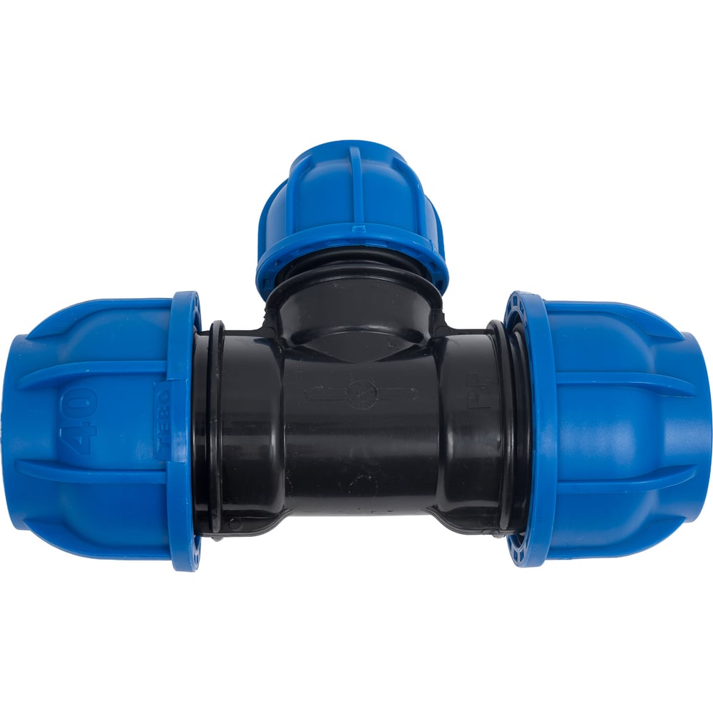 Компрессионный переходной тройник TEBO ПНД 40x25x40 T-ПНД.Тр.0.40-25-40.CN