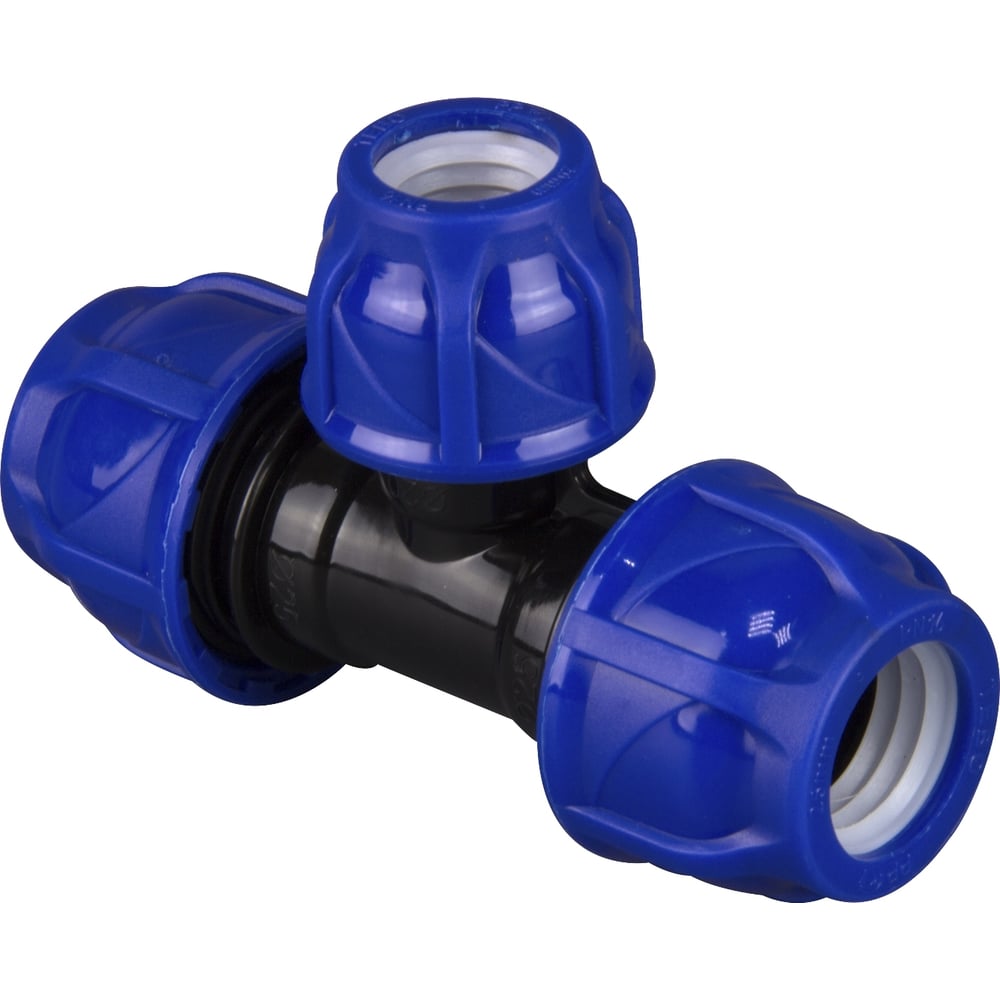 Изображение товара Компрессионный тройник TEBO ПНД 63x50x63 - надежное соединение труб