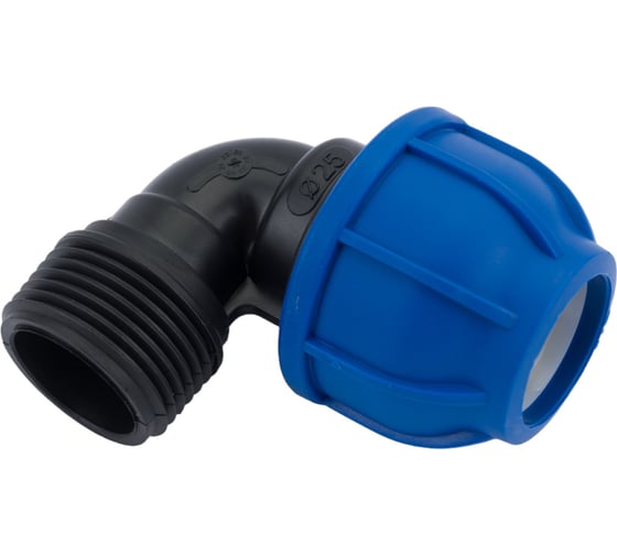 Изображение товара Компрессионный отвод TEBO ПНД  нар. резьба 25x1" T-ПНД.О.5.25-1.CN