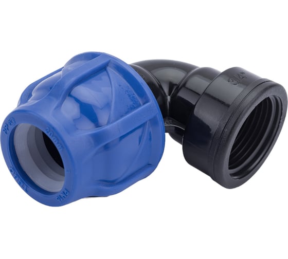 Изображение товара Отвод компрессионный вн. резьба TEBO ПНД 20x3/4" T-ПНД.О.4.20-34.CN