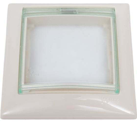 Изображение товара Рамка Legrand IP44 влагозащищённая c крышкой Legrand Valena слоновая кость 695642