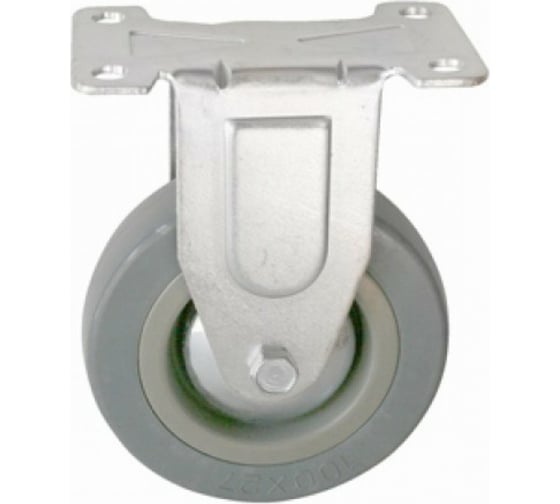 Изображение товара Опора аппаратная неповоротная 50 мм, 25 кг, серая резина, подшипник Локри FCg25