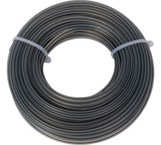 Изображение товара Леска квадратная с сердечником 2.4 мм, 15 м, 100% нейлон для триммера Green Revolution ЛС-815024