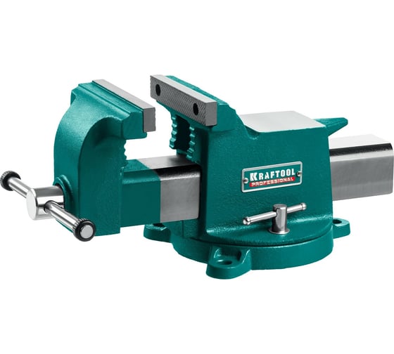 Изображение товара Стальные слесарные тиски KRAFTOOL Steel 125 мм 32701-125