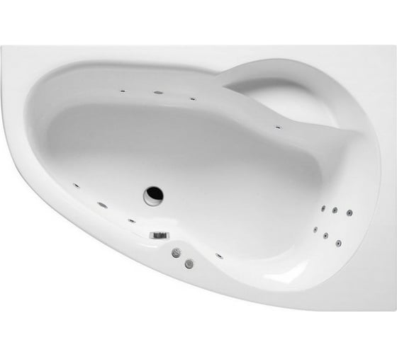 Изображение товара Ванна Excellent Newa 160x95 см, правая "LINE" хром WAEX.NEP16.LINE.CR