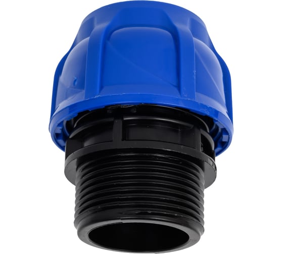 Изображение товара Компрессионная муфта TEBO ПНД нар. резьба 32x1.1/4" T-ПНД.М.5.32-114.CN