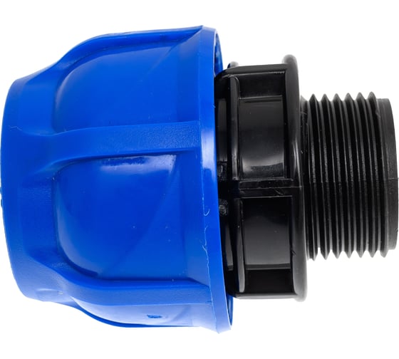 Изображение товара Компрессионная муфта TEBO ПНД нар. резьба 32x1" T-ПНД.М.5.32-1.CN