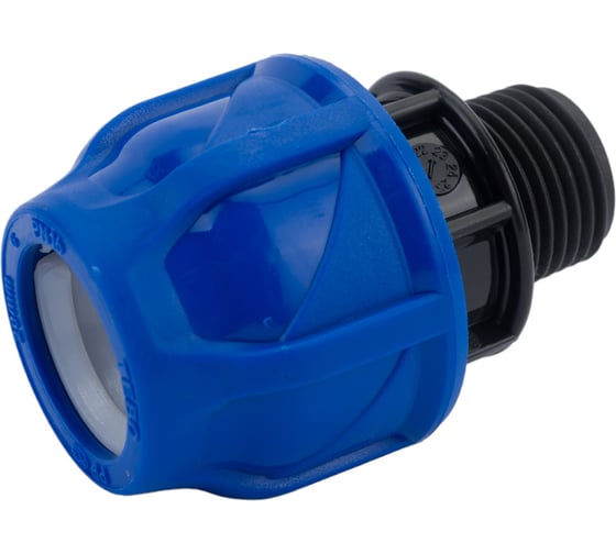 Изображение товара Компрессионная муфта TEBO ПНД нар.р. 20x1/2" T-ПНД.М.5.20-12.CN